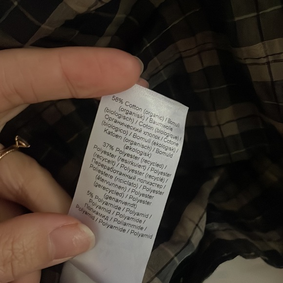 GANNI Seersucker Check Blouse - Picture 10 of 11